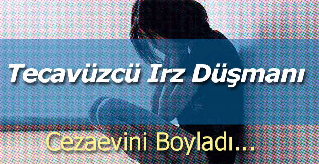 Tecavüzcü Irz Düşmanı Cezaevini Boyladı