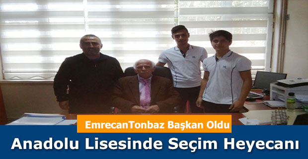 Anadolu Lisesinde Başkan Tonbaz Oldu