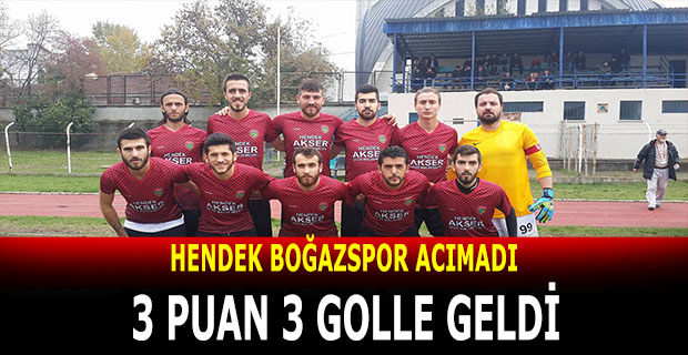 Hendek Boğazspor Net Skorla Kazandı