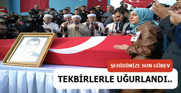 Şehidimiz Tekbirlerle Uğurlandı