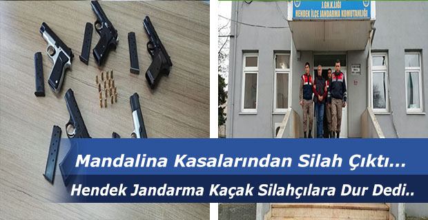 Mandalina Kasalarından Silah Çıktı