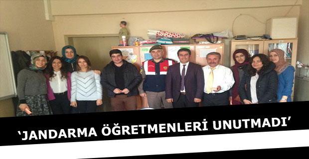 Jandarma Öğretmenleri Unutmadı