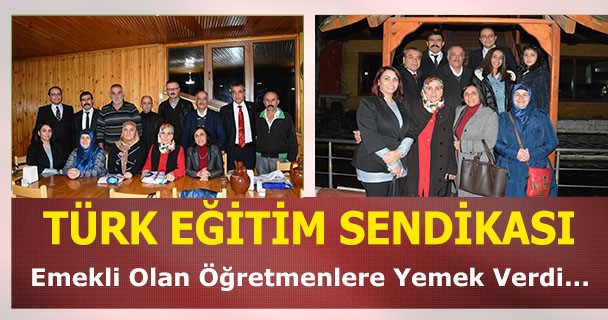 Türk Eğitim-Sen, Emekli Öğretmenlere Yemek Verdi