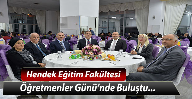 Eğitim Fakültesi Öğretmenler Günü’nde Buluştu