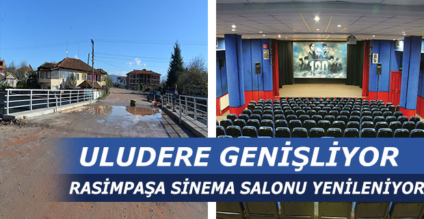 Uludere’de yollar genişliyor, Sinema Yenileniyor