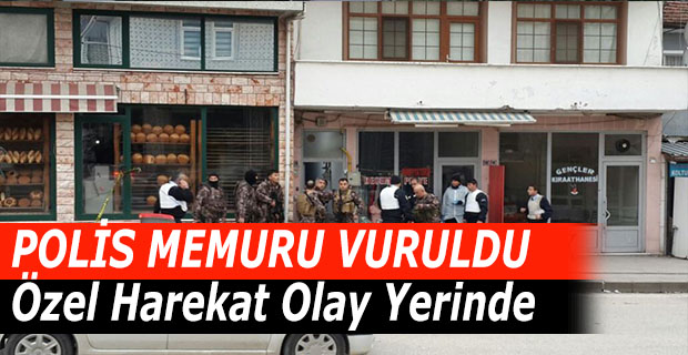 Polis Memuru Vuruldu