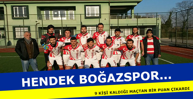 Hendek Boğazspor, Deplasmandan Bir Puanla Döndü