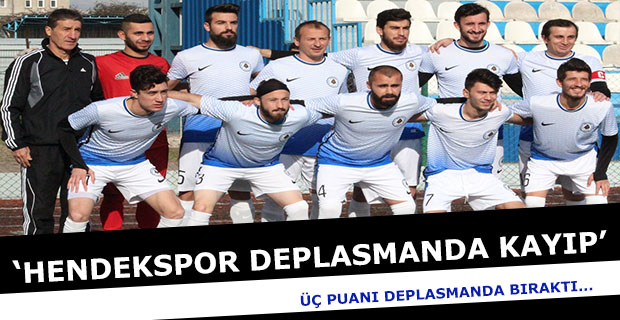 Hendekspor Deplasmanda Kayıp