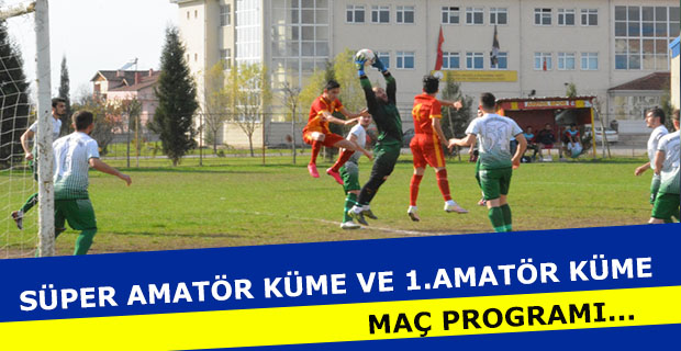 Amatör Kümede Haftanın Maç Programı