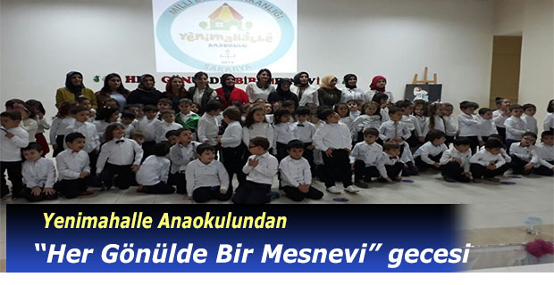 Yenimahalle Anaokulundan “Her Gönülde Bir Mesnevi” gecesi