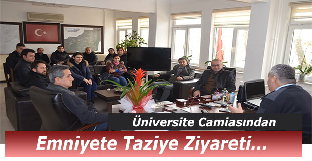 ÜNİVERSİTE CAMİASI DA TAZİYEDE BULUNDU