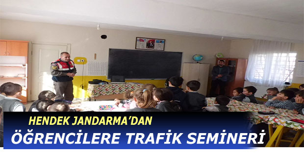 Jandarma’dan Öğrencilere Trafik Semineri