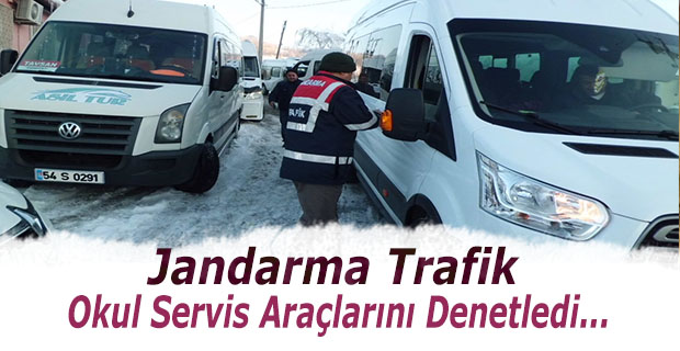 Jandarmadan Okul Servisi Denetimi