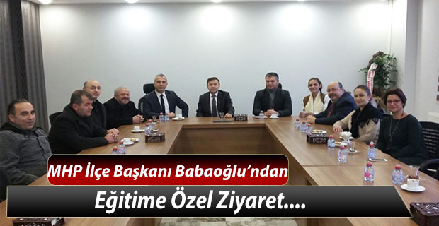 MHP İlçe Başkanı Babaoğlu’ndan Özel Ziyaret