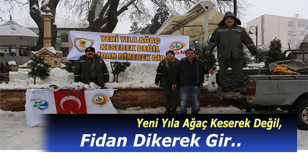 Yeni Yıla Ağaç Keserek Değil, Fidan Dikerek Gir