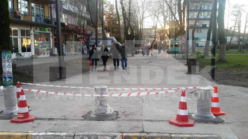 Hendek Belediyesinden Otomatik Hidrolik Bariyer sistemi