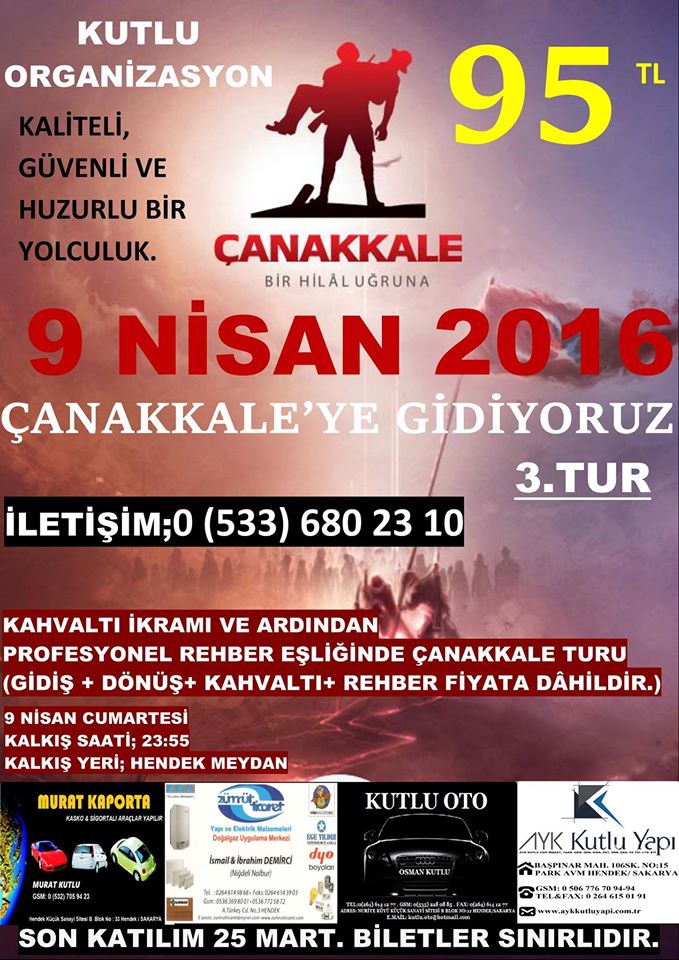 Kutlu Tur’dan Uygun Fiyata Çanakkale Gezisi