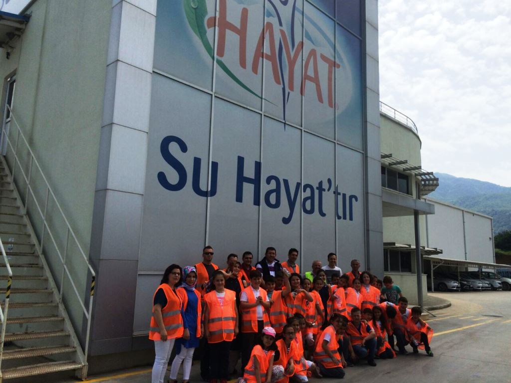Noksel İlkokulu Öğrencileri Hayat Su Fabrikasını Gezdi