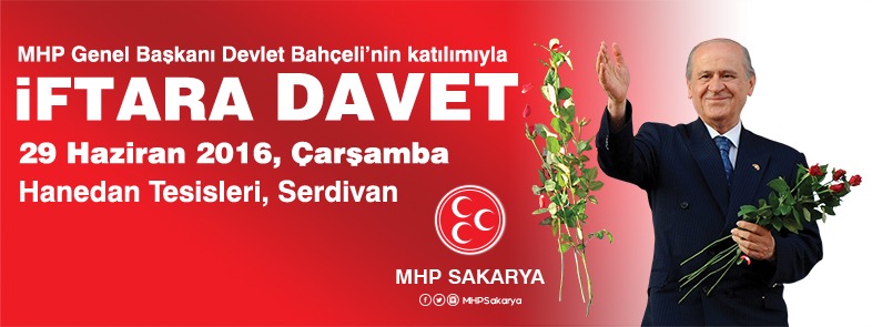 Devlet Bahçeli, İftar İçin Sakarya'ya Geliyor
