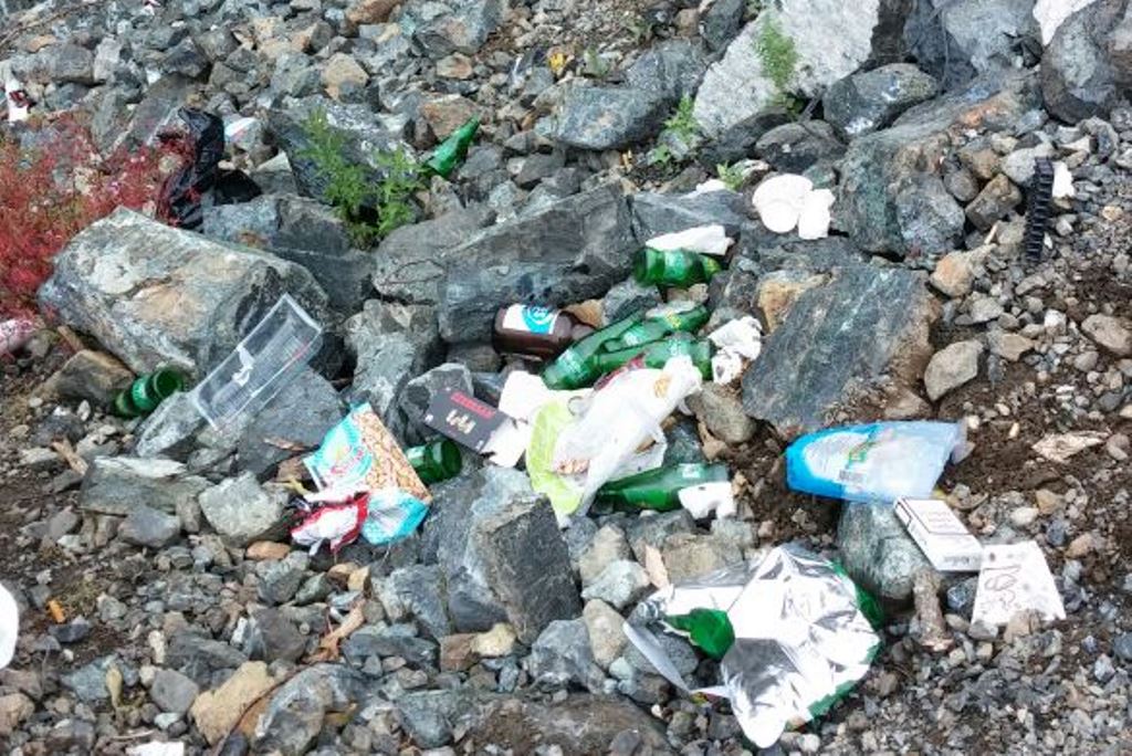 Vatandaşlar çevreyi kirletenlere tepki gösterdi