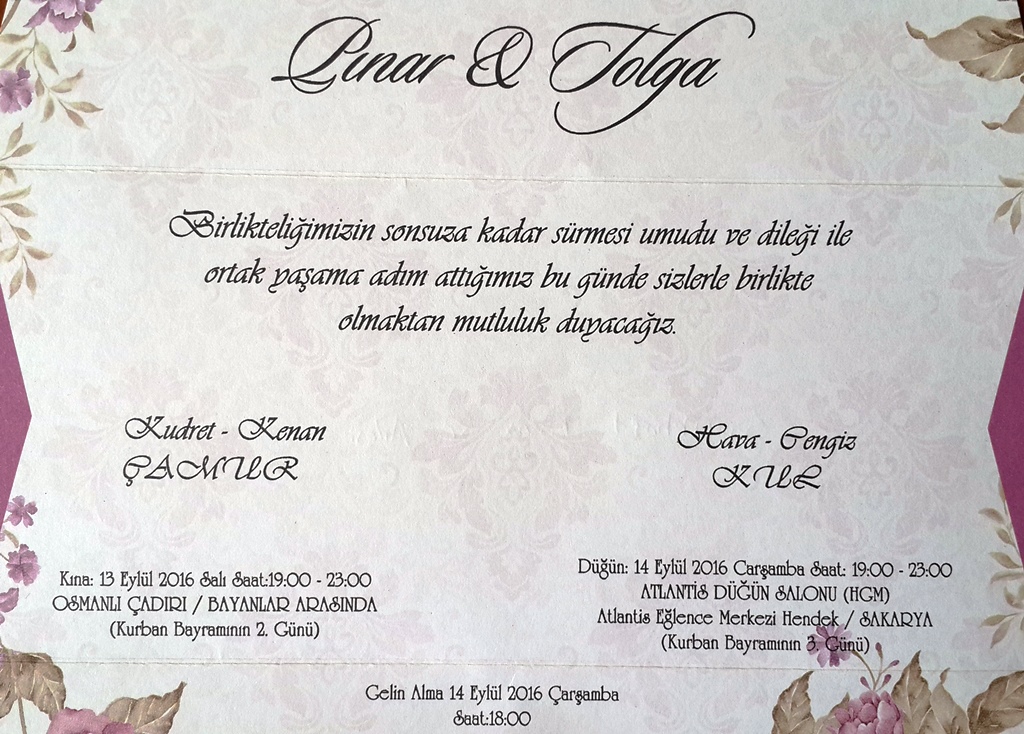 Çamur Ailesinden Davet