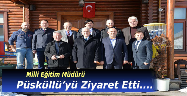 Milli Eğitim Müdüründen ziyaret
