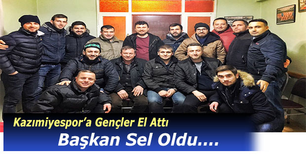 Kazımiyespor’da Genç Başkan Sel ve Yönetimi Kolları Sıvadı