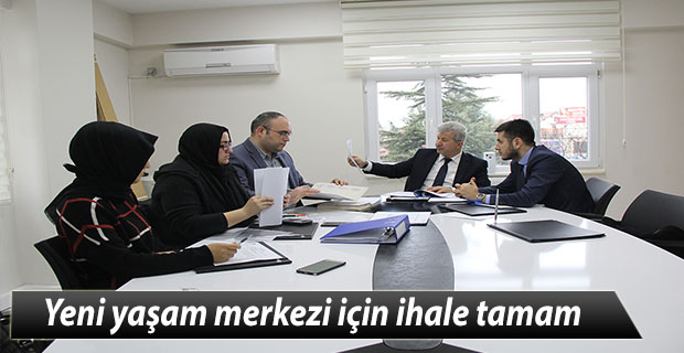 Yeni yaşam merkezi için ihale tamam