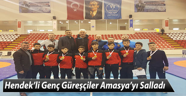 Hendekli Genç Güreşçiler Amasya’yı Salladı