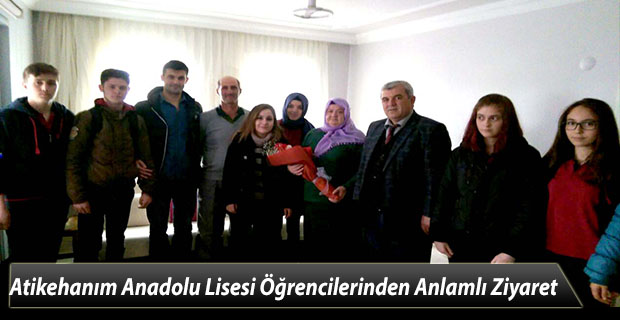 Atikehanım Anadolu Lisesi Öğrencilerinden Anlamlı Ziyaret