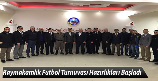 Hendek Kaymakamlık Futbol Turnuvası Hazırlıkları Başladı