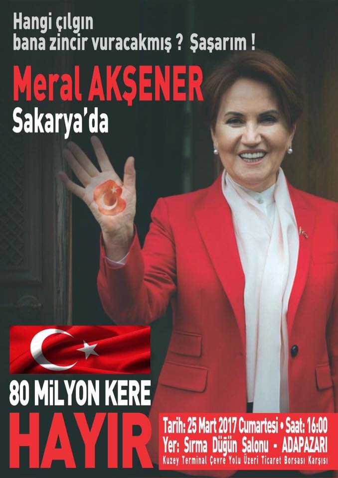 Akşener’in Sakarya’ya Geliş Tarihi Değişti