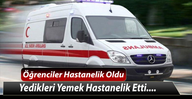 Yedi Öğrenci Hastanelik Oldu