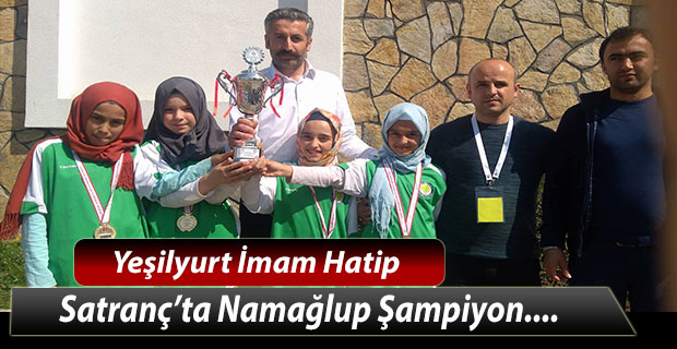 Yeşilyurt İmam Hatip Satranç’ta Namağlup Şampiyon