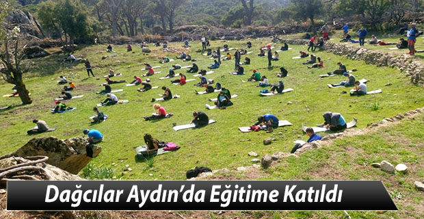 Dağcılar Aydın’da Eğitime Katıldı