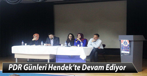 PDR Günleri Hendek’te Devam Ediyor