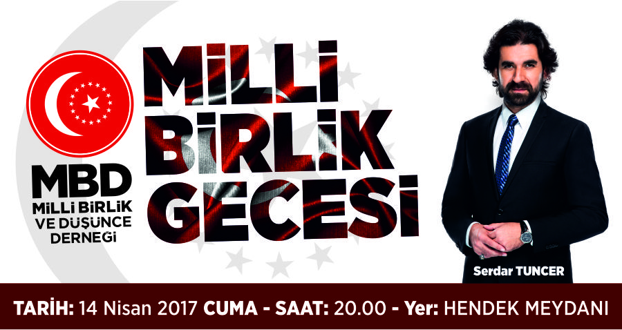 Milli Birlik Gecesine Davet