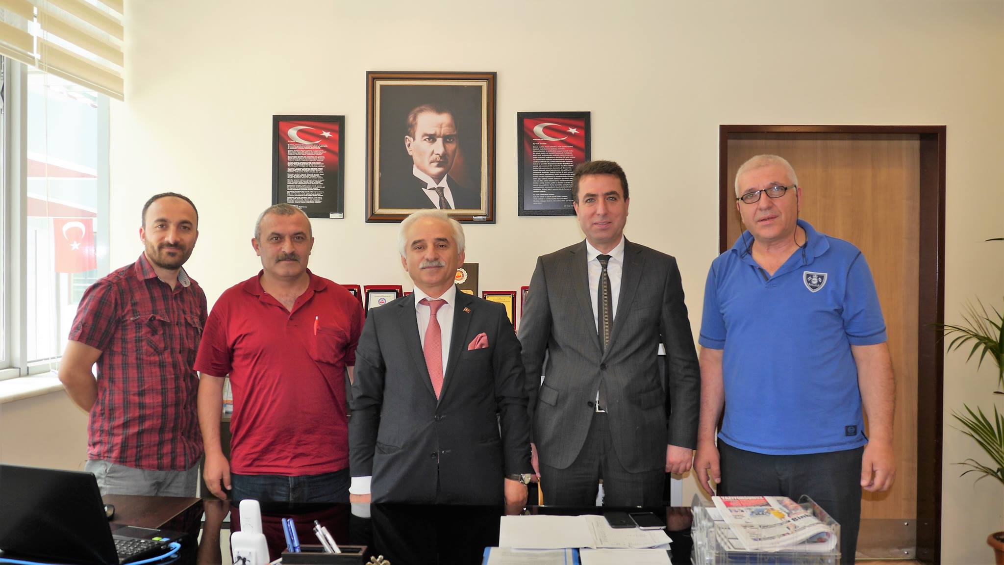 Gazetecilerden Başhekim Aydın’a Hayırlı Olsun Ziyareti