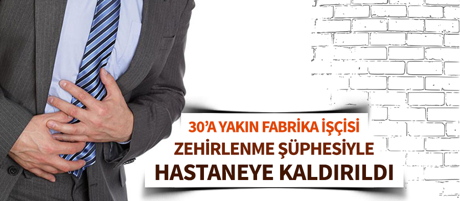 Fabrika İşçileri Hastanelik Oldu