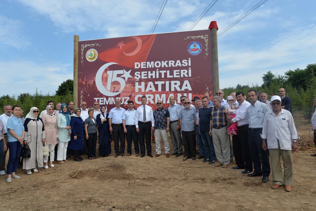 15 Temmuz Şehitleri Anısına Hatıra Ormanı