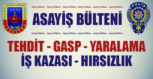 JANDARMA BÖLGESİNDE BU OLAYLAR OLDU