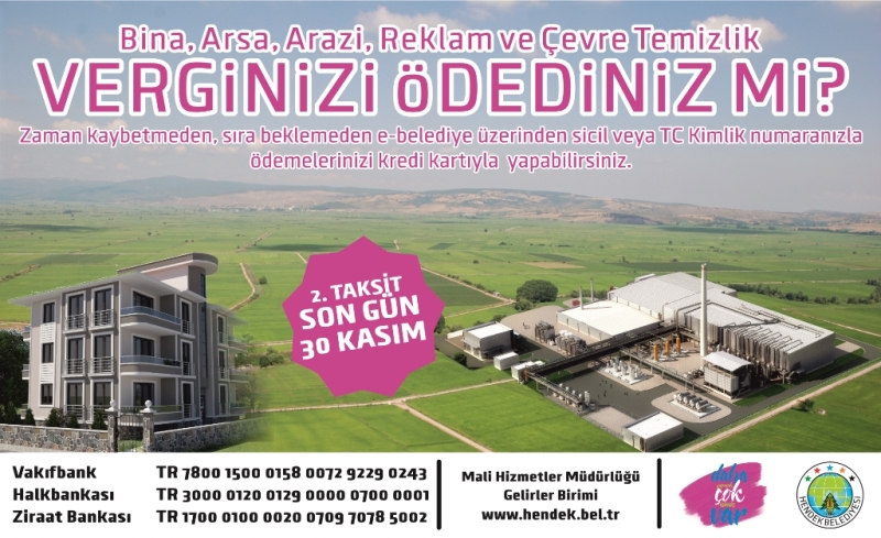 Emlak Vergisinde İkinci Dönem Ödemeleri Başladı