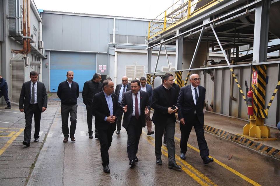 Vali Balkanlıoğlu İş Adamlarıyla Hendek OSB’yi Gezdi