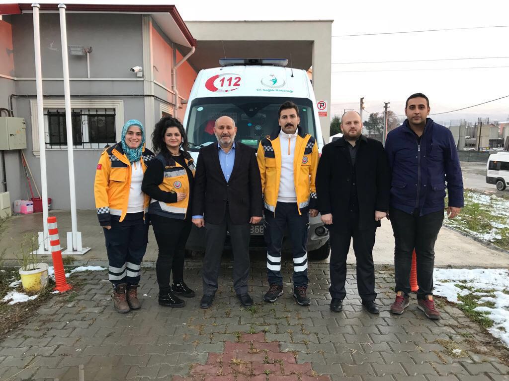 Püsküllü 112 Personelini Ziyaret Etti