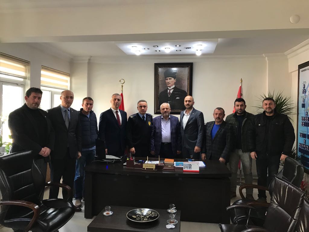 MHP Heyeti İlçe Emniyet Müdürünü Ziyaret Etti