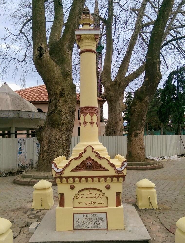 Şehit Mahmut Bey Anıtı’na Bakım Yapılıyor
