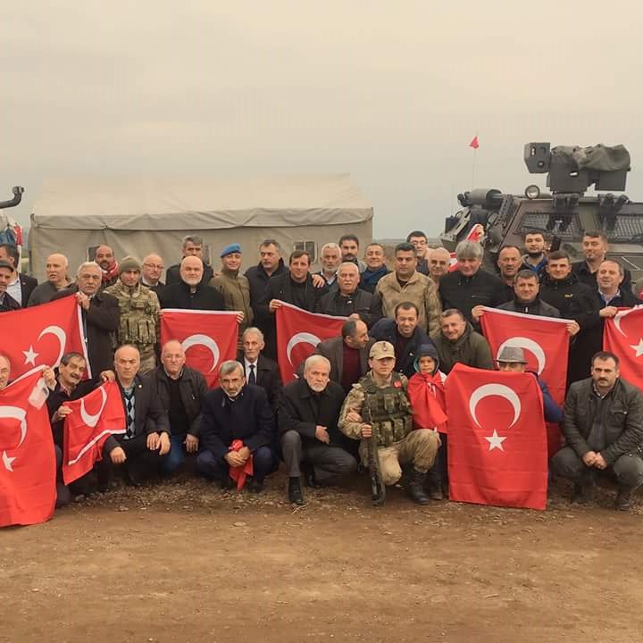 Hendekli Muhtarlar Afrin’e destek turunda