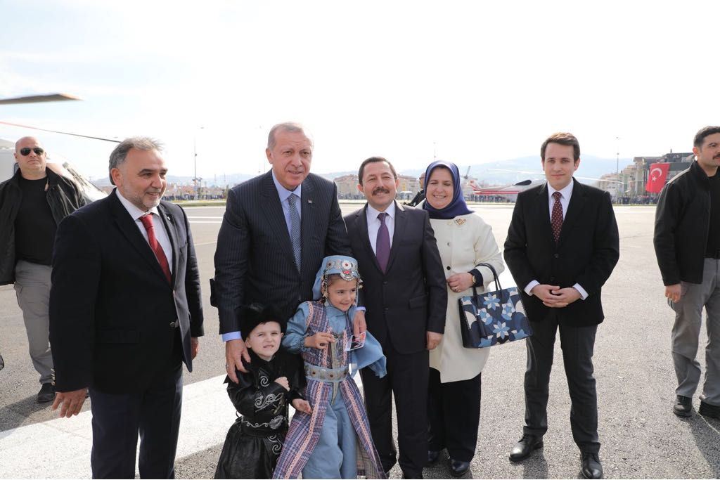 Sakal Cumhurbaşkanını Karşılamada Yerini Aldı
