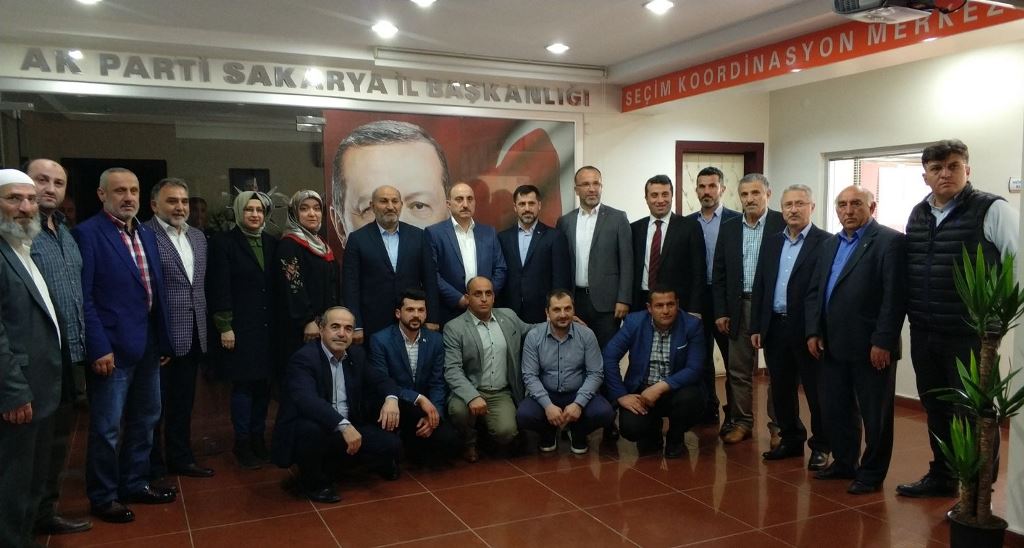 AK Parti İl Başkanına Tam Kadro Gittiler