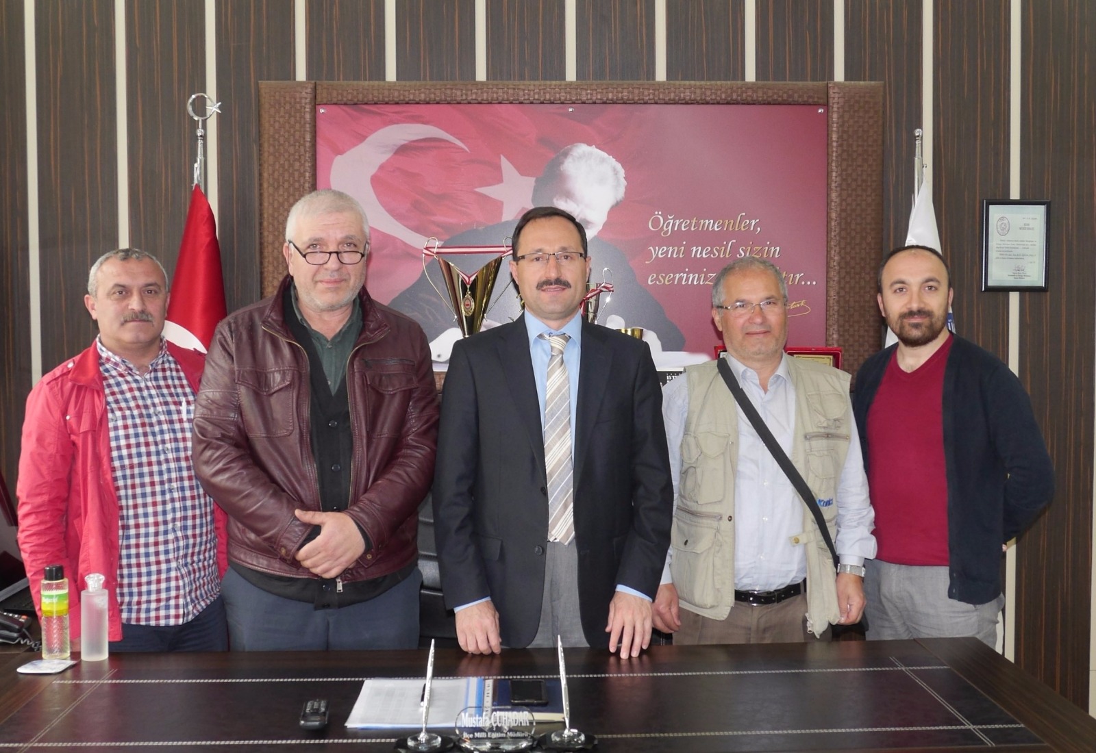Hendek’li Gazeteciler Çuhadar’ı Ziyaret Etti